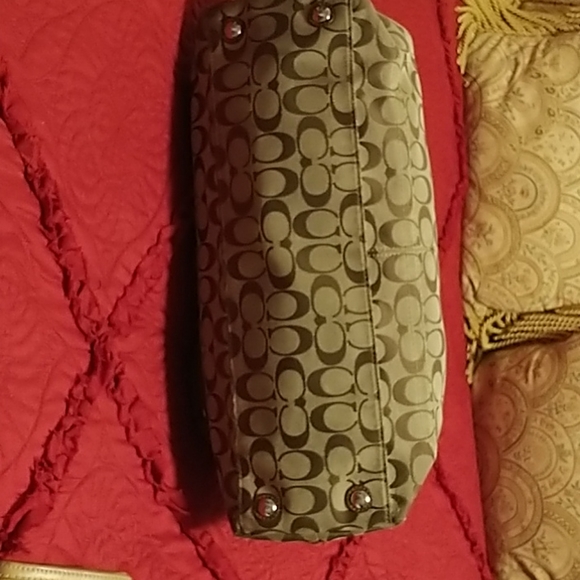 Coach large handbag and Coach checkbook wallet set. - Picture 2 of 8